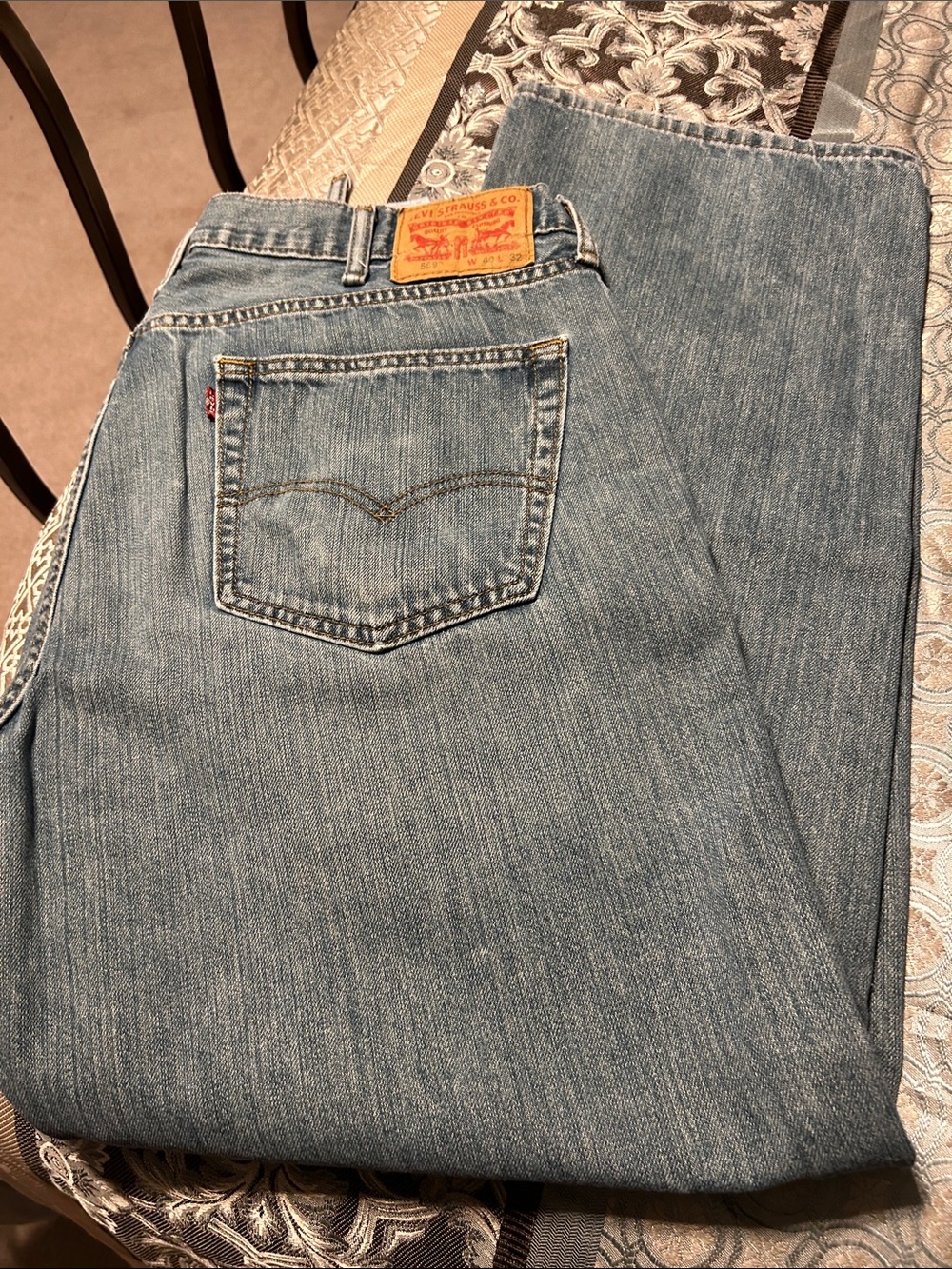 Levi's Light Blue Men's Straight Jeans